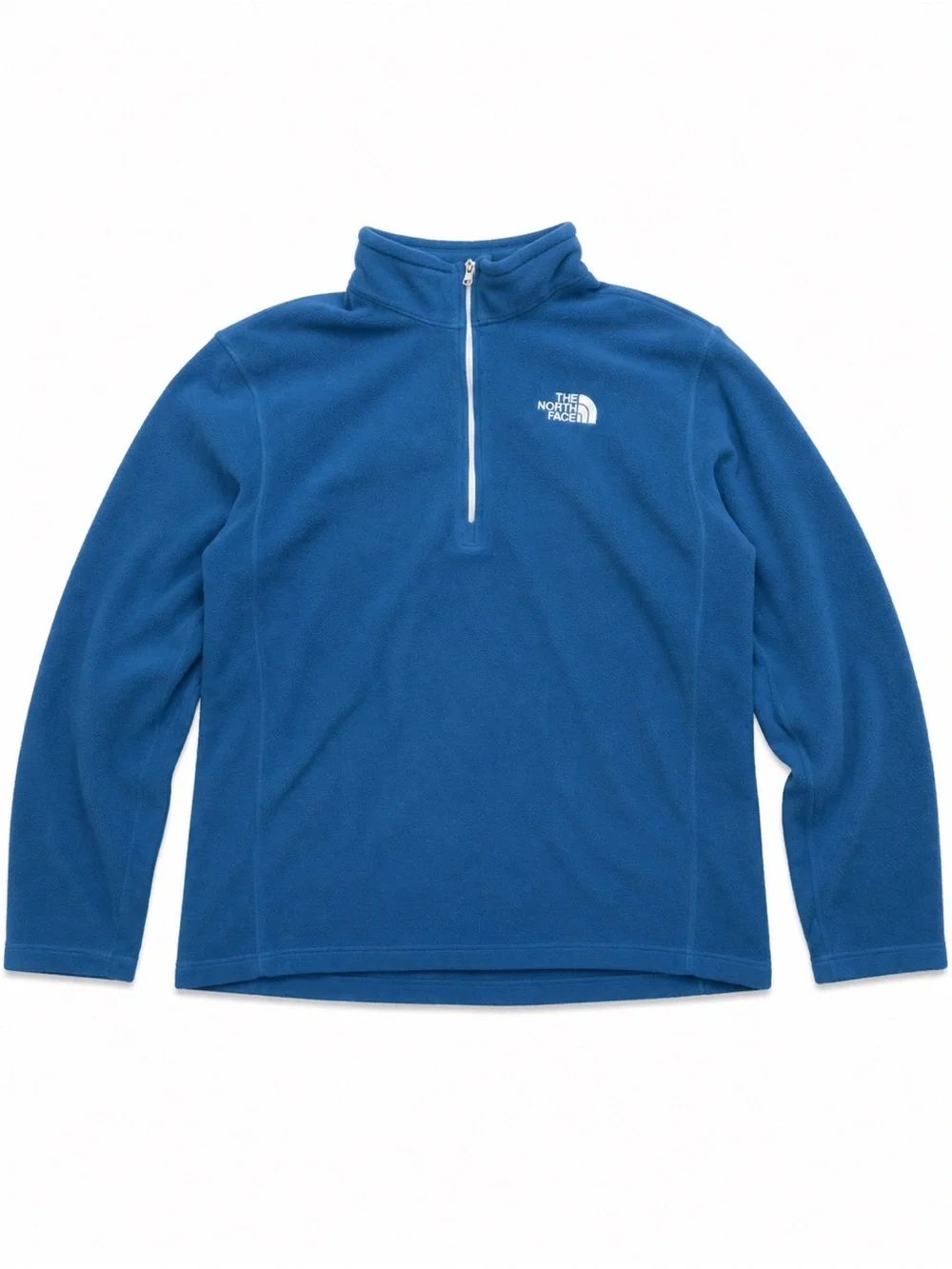 The North Face Mens Blue Half-Zip Fleece Pullover XL